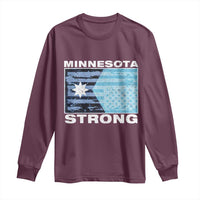 Minnesota Strong Long Sleeve Shirt MN State Flag Political Protest MN Resistance Abolish ICE