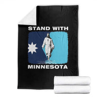 Stand with Minnesota Throw Blanket Christian Jesus Minnesota Strong Subtle Anti ICE