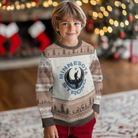 Minnesota Strong Ugly Christmas Sweater MN State Bird Loon Resistance Political Protest