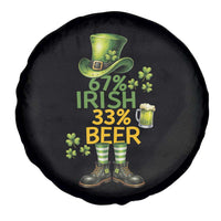 67 Irish 33 Beer Spare Tire Cover Funny Six Seven Leprechaun Drinking Beer Lover