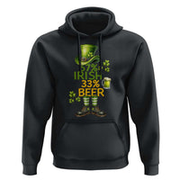 67 Irish 33 Beer Hoodie Funny Six Seven Leprechaun Drinking Beer Lover