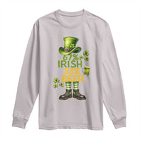 67 Irish 33 Beer Long Sleeve Shirt Funny Six Seven Leprechaun Drinking Beer Lover