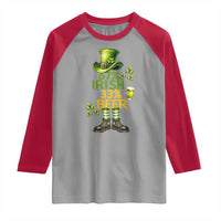 67 Irish 33 Beer Raglan Shirt Funny Six Seven Leprechaun Drinking Beer Lover