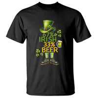 67 Irish 33 Beer T Shirt Funny Six Seven Leprechaun Drinking Beer Lover