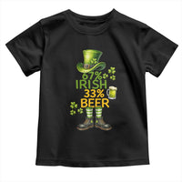 67 Irish 33 Beer Toddler T Shirt Funny Six Seven Leprechaun Drinking Beer Lover