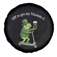 Funny Frog St Patricks Day Meme Spare Tire Cover Vitamin G Irish Beer
