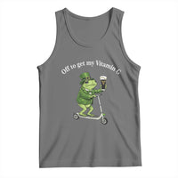 Funny Frog St Patricks Day Meme Tank Top Vitamin G Irish Beer