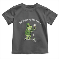 Funny Frog St Patricks Day Meme Toddler T Shirt Vitamin G Irish Beer