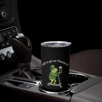 Funny Frog St Patricks Day Meme Tumbler Cup Vitamin G Irish Beer