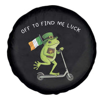 Funny Frog Christian St Patricks Day Spare Tire Cover Off To Find Me Lucky