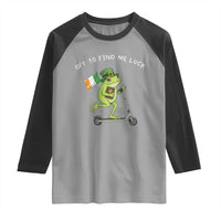 Funny Frog Christian St Patricks Day Raglan Shirt Off To Find Me Lucky