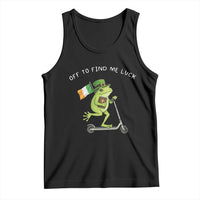 Funny Frog Christian St Patricks Day Tank Top Off To Find Me Lucky