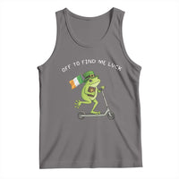 Funny Frog Christian St Patricks Day Tank Top Off To Find Me Lucky