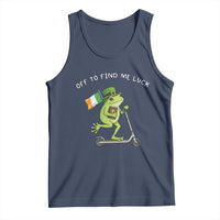 Funny Frog Christian St Patricks Day Tank Top Off To Find Me Lucky