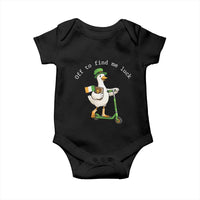 Funny Goose Christian St Patricks Day Baby Onesie Off To Find Me Lucky