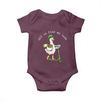 Funny Goose Christian St Patricks Day Baby Onesie Off To Find Me Lucky