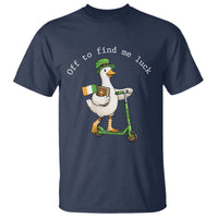 Funny Goose Christian St Patricks Day T Shirt Off To Find Me Lucky