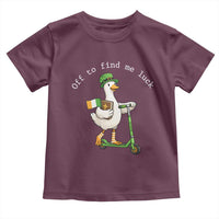 Funny Goose Christian St Patricks Day Toddler T Shirt Off To Find Me Lucky
