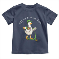 Funny Goose Christian St Patricks Day Toddler T Shirt Off To Find Me Lucky