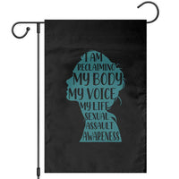 Sexual Assault Awareness Garden Flag Women Support Survivors