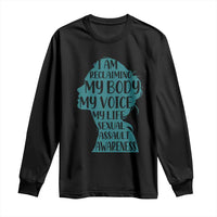 Sexual Assault Awareness Long Sleeve Shirt Women Support Survivors