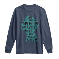 Sexual Assault Awareness Long Sleeve Shirt Women Support Survivors