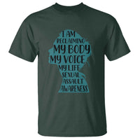 Sexual Assault Awareness T Shirt Women Support Survivors