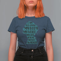 Sexual Assault Awareness T Shirt For Women Women Support Survivors