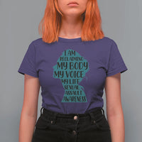 Sexual Assault Awareness T Shirt For Women Women Support Survivors