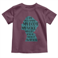 Sexual Assault Awareness Toddler T Shirt Women Support Survivors