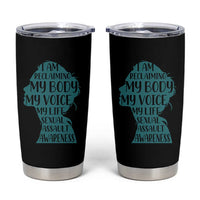 Sexual Assault Awareness Tumbler Cup Women Support Survivors