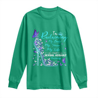 Sexual Assault Awareness Long Sleeve Shirt I Am Reclaiming My Body My Voice My Life