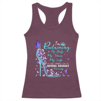 Sexual Assault Awareness Racerback Tank Top I Am Reclaiming My Body My Voice My Life