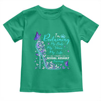 Sexual Assault Awareness Toddler T Shirt I Am Reclaiming My Body My Voice My Life