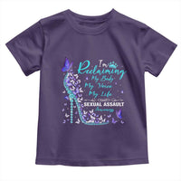Sexual Assault Awareness Toddler T Shirt I Am Reclaiming My Body My Voice My Life