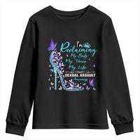 Sexual Assault Awareness Youth Sweatshirt I Am Reclaiming My Body My Voice My Life