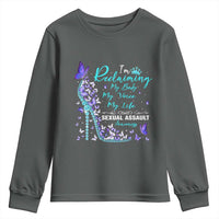 Sexual Assault Awareness Youth Sweatshirt I Am Reclaiming My Body My Voice My Life