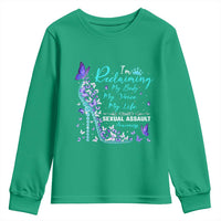 Sexual Assault Awareness Youth Sweatshirt I Am Reclaiming My Body My Voice My Life