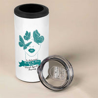 Sexual Assault Awareness Month 4 in 1 Can Cooler Tumbler I Am Reclaiming My Body My Voice My Life