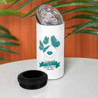 Sexual Assault Awareness Month 4 in 1 Can Cooler Tumbler I Am Reclaiming My Body My Voice My Life