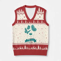 Sexual Assault Awareness Month V-Neck Knit Sweater Vest I Am Reclaiming My Body My Voice My Life