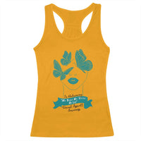 Sexual Assault Awareness Month Racerback Tank Top I Am Reclaiming My Body My Voice My Life