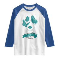 Sexual Assault Awareness Month Raglan Shirt I Am Reclaiming My Body My Voice My Life
