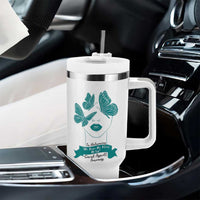 Sexual Assault Awareness Month Tumbler With Handle I Am Reclaiming My Body My Voice My Life