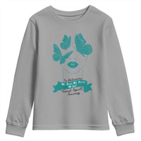Sexual Assault Awareness Month Youth Sweatshirt I Am Reclaiming My Body My Voice My Life