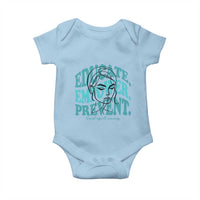 Sexual Assault Awareness Prevention Baby Onesie Educate Empower Prevent Women's Right