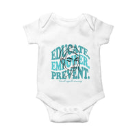 Sexual Assault Awareness Prevention Baby Onesie Educate Empower Prevent Women's Right