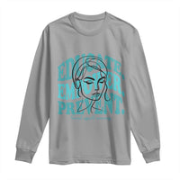 Sexual Assault Awareness Prevention Long Sleeve Shirt Educate Empower Prevent Women's Right