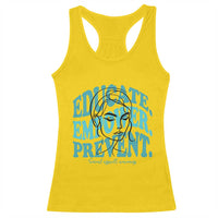 Sexual Assault Awareness Prevention Racerback Tank Top Educate Empower Prevent Women's Right