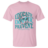Sexual Assault Awareness Prevention T Shirt Educate Empower Prevent Women's Right